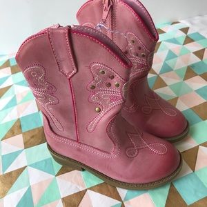 Pink Cowgirl Boots - Never Worn - Size 9 Toddler